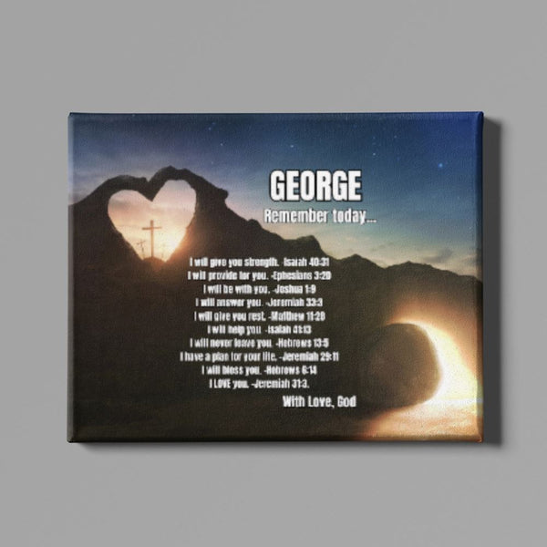 Divine Promises Personalized Canvas Canvas customcat