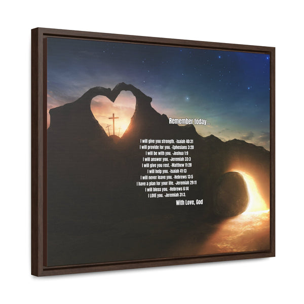 Divine Promises Personalized Framed Canvas – Your Name, God’s Word, Your Faith printify