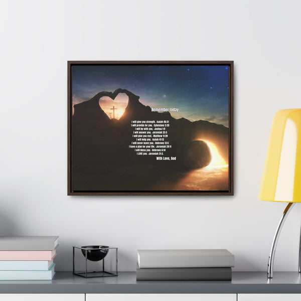 Divine Promises Personalized Framed Canvas – Your Name, God’s Word, Your Faith printify