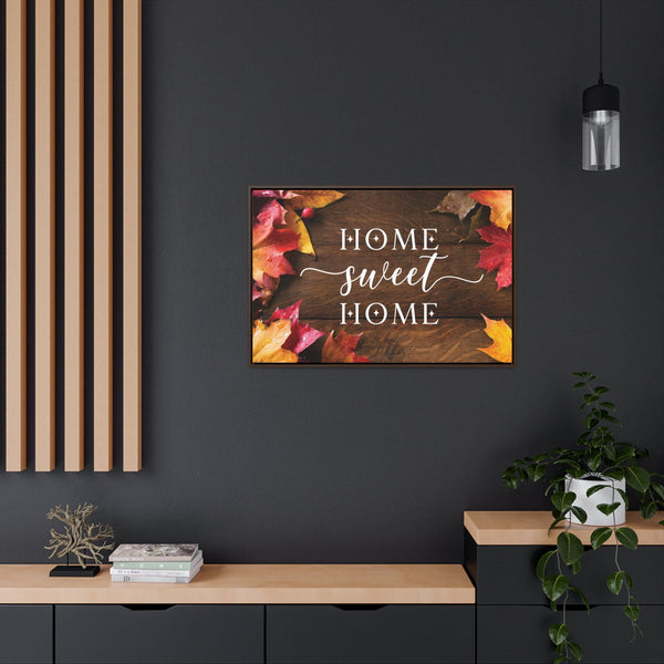 Home Sweet Home: Framed Canvas Art for a Cozy and Faith-Filled Space Canvas Printify