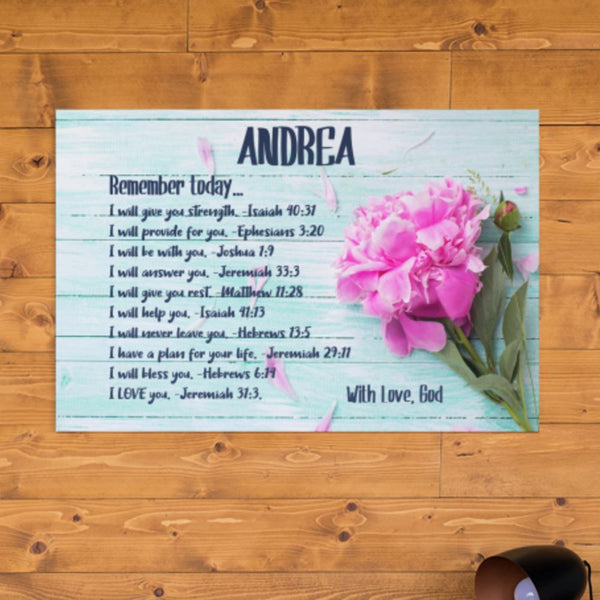 Promises of Grace Personalized Canvas for Her Canvas customcat