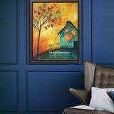 Bless This Home: Personalized 'Where Love and Faith Grow' Framed Canvas printify 16″ x 20″ Best Seller 