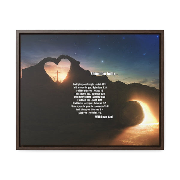 Divine Promises Personalized Framed Canvas – Your Name, God’s Word, Your Faith printify 