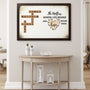 Family Where Life Begins Crossword Puzzle Art - Captured In A Moment, Cherished For A Lifetime Personalized Poster Poster Printify 