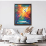 Personalized 'In the [Family Name] Home: God’s Love is Our Foundation, Peace is Our Legacy' Framed Canvas printify 