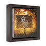 Home Wall Art: with God all things are possible - Square Framed Gallery Canvas Canvas Printify 
