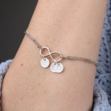Infinity Bracelet gift for Mom - I Love you Mom Jewelry ShineOn Fulfillment 