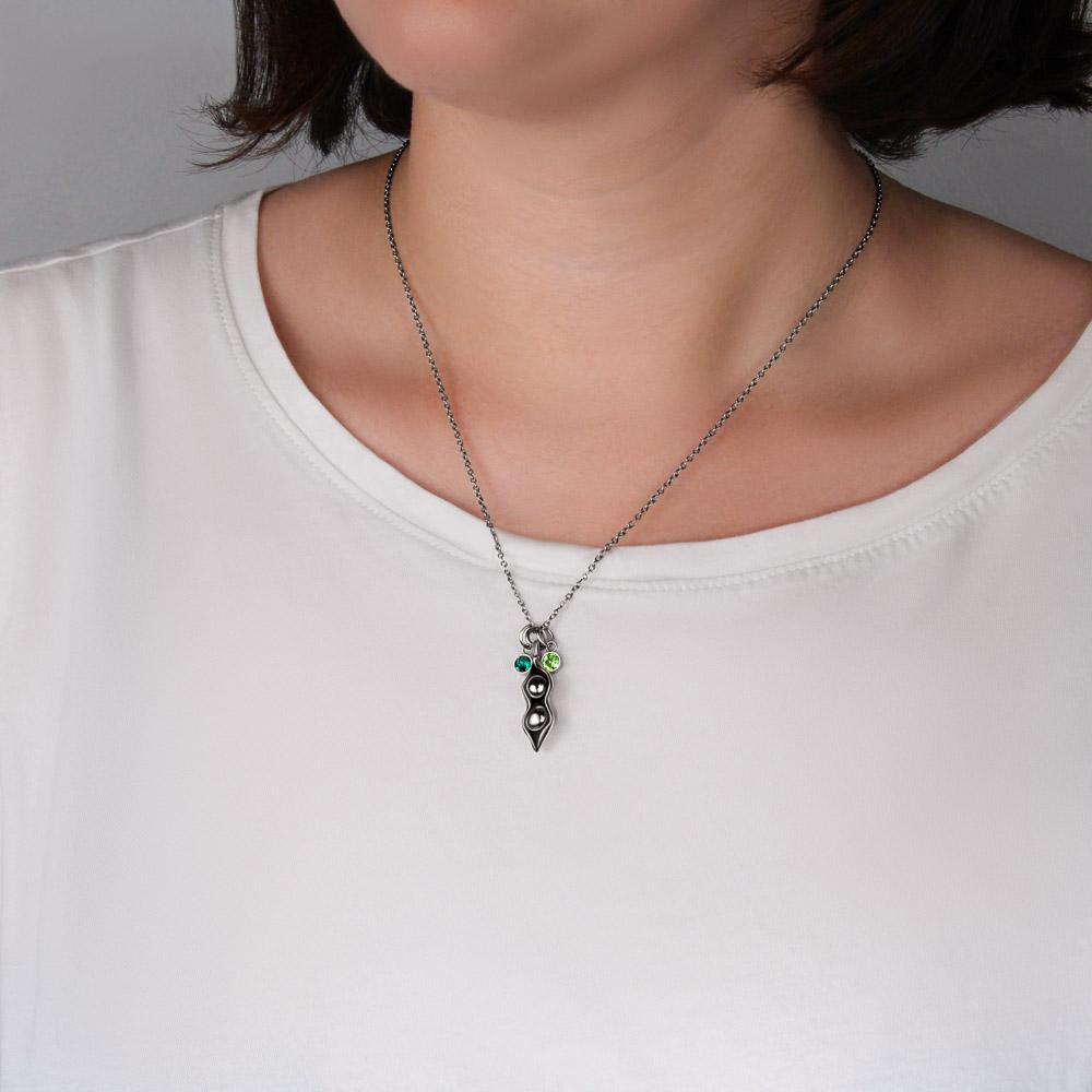 This necklace is perfect for Mom - Necklace Pea to your pod Jewelry ShineOn Fulfillment 